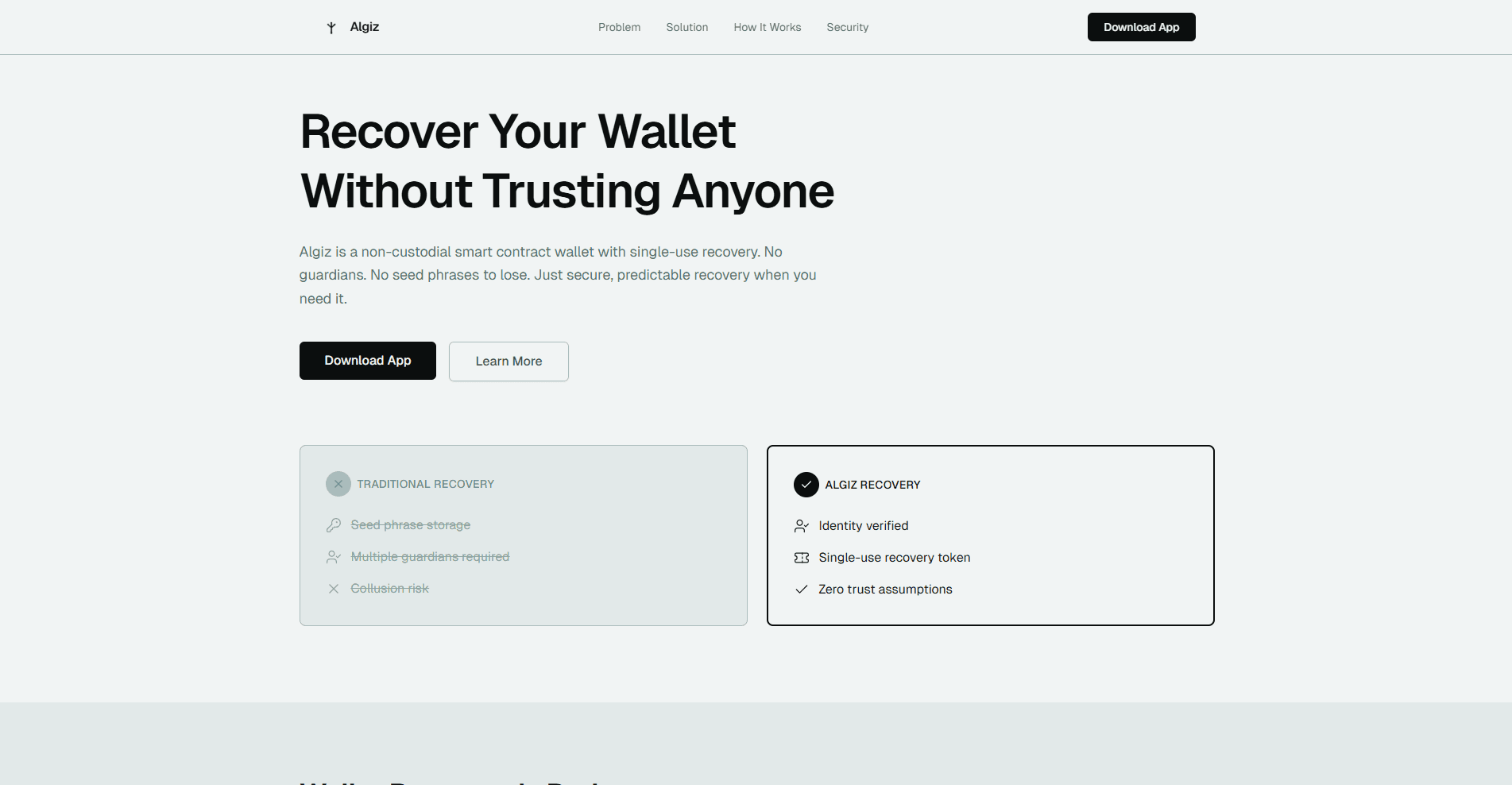 Algiz Wallet